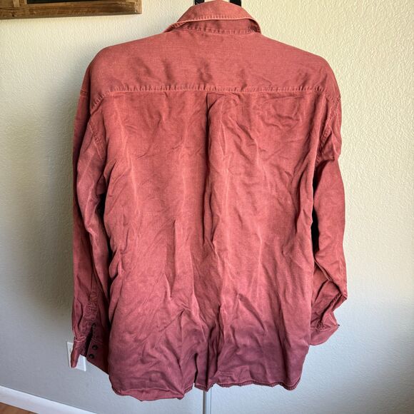 Tommy Bahama Silk Wool Blend Long Sleeve Button Up Dress Shirt Vacation XXL - Picture 2 of 5